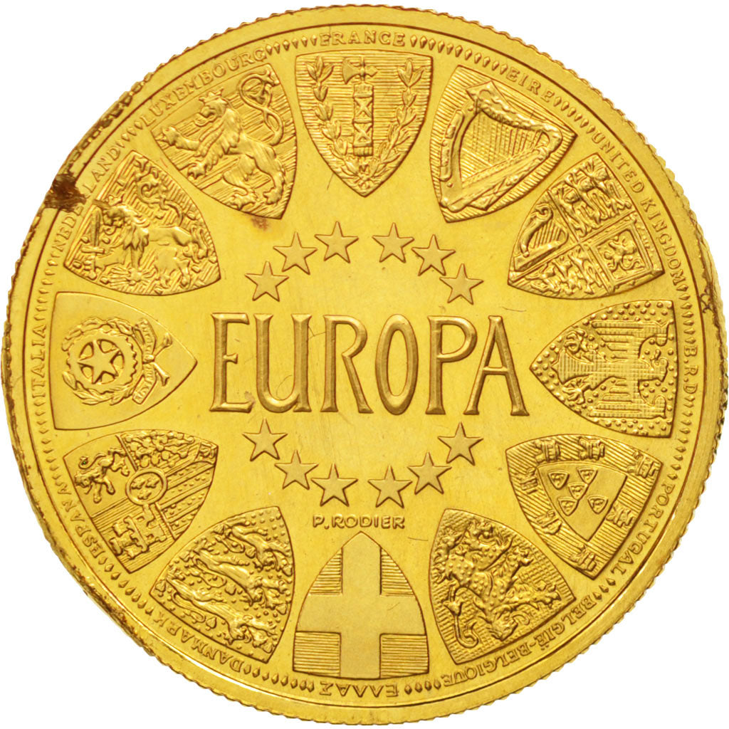 Francia, Medal, Le Louvre, Politics, Society, War, 1993, Jimenez, FDC, Oro