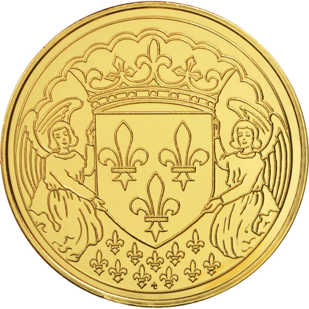 France, Medal, Charles VIII, History, MS(65-70), Vermeil