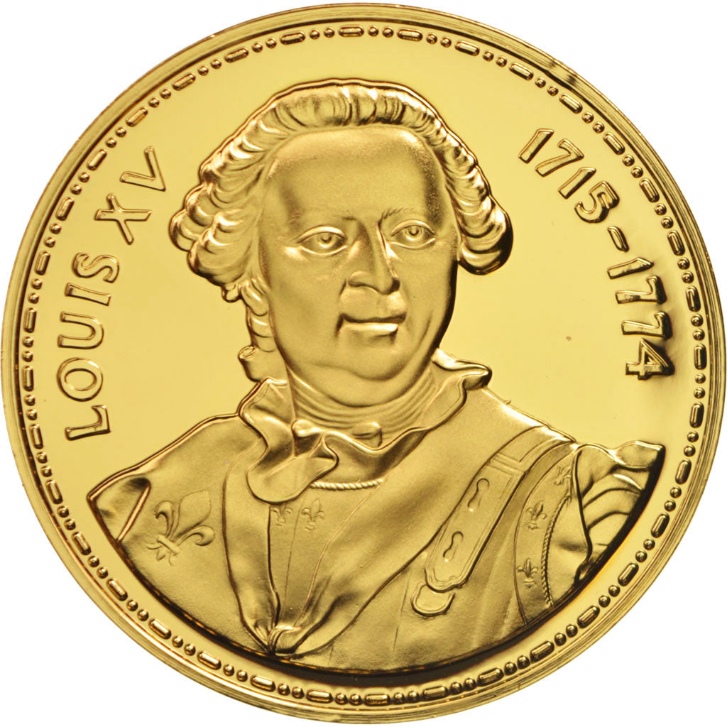 France, Medal, Louis XV, History, MS(65-70), Vermeil