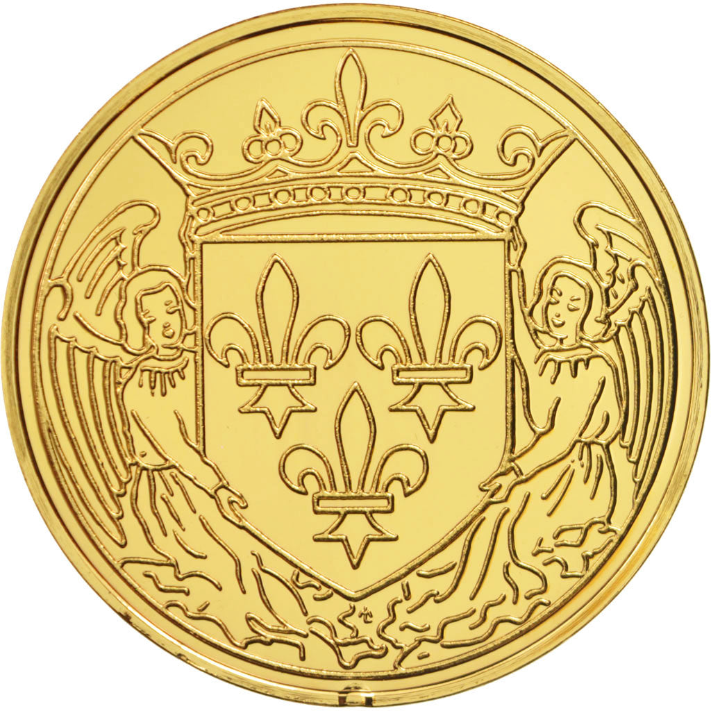 France, Medal, Louis XI, History, MS(65-70), Vermeil