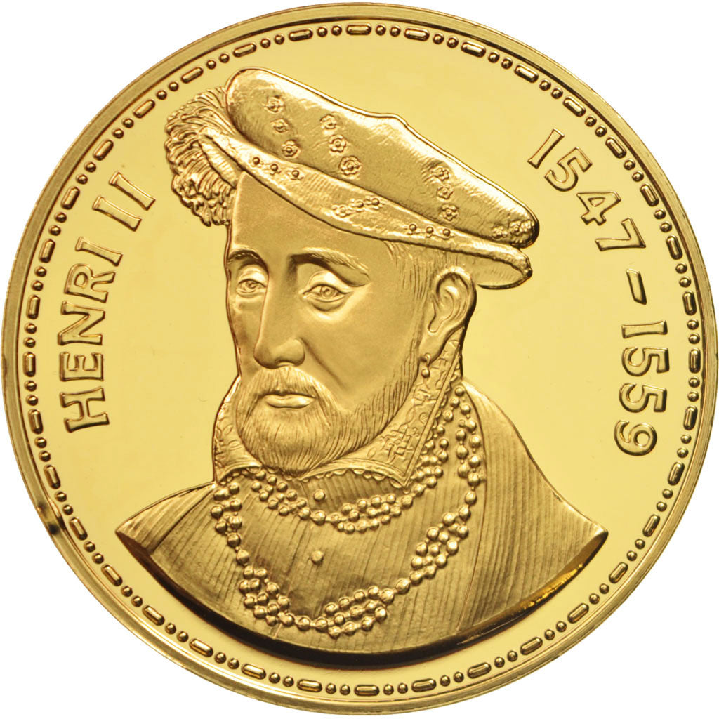 France, Medal, Henri II, History, MS(65-70), Vermeil