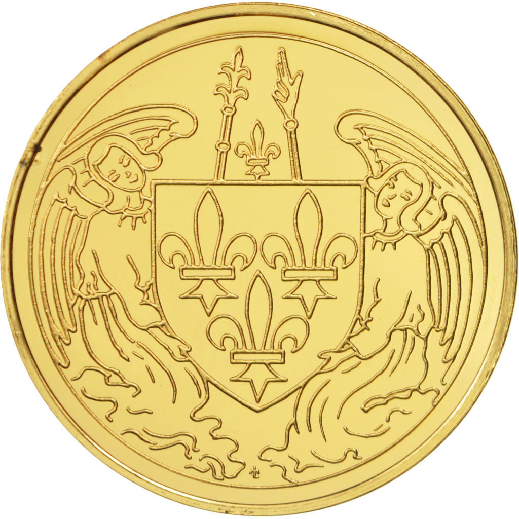 France, Medal, Charles VII, History, MS(65-70), Vermeil