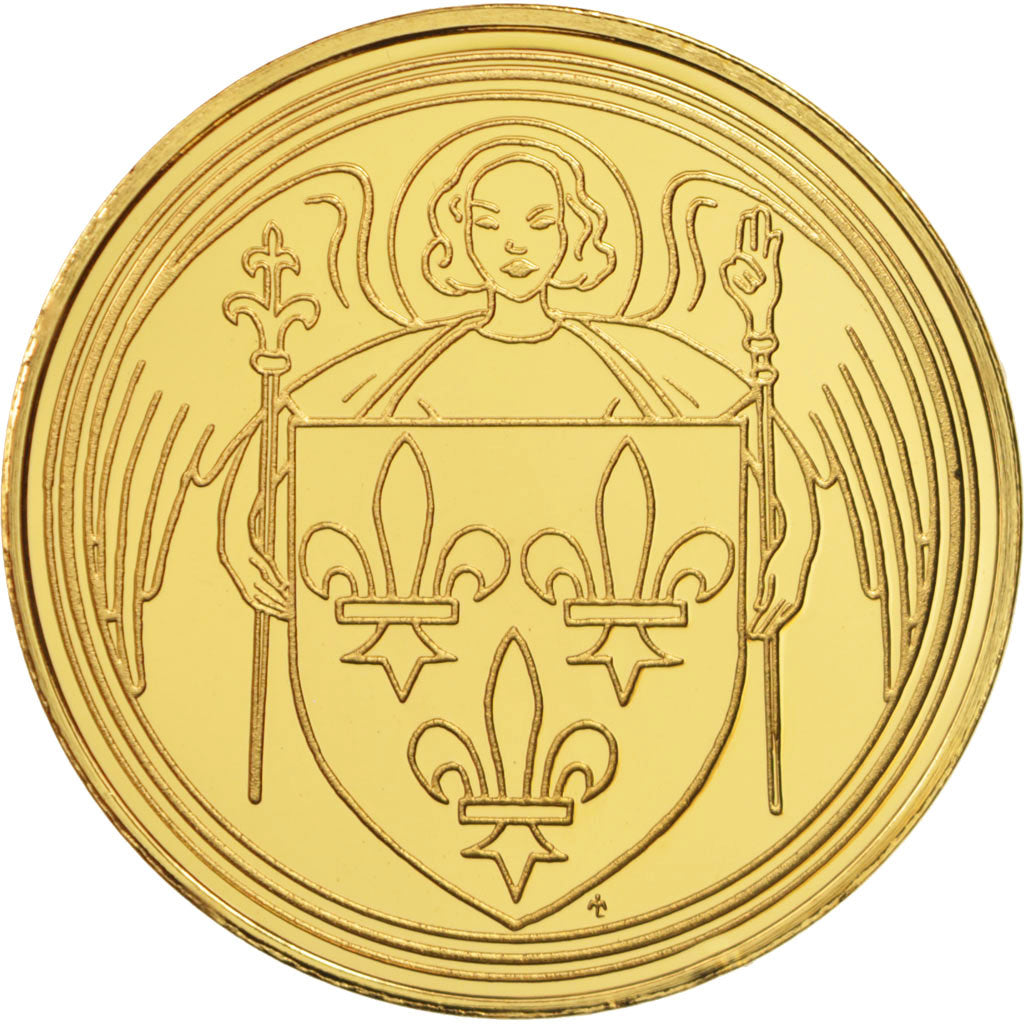 France, Medal, Charles VI, History, MS(65-70), Vermeil