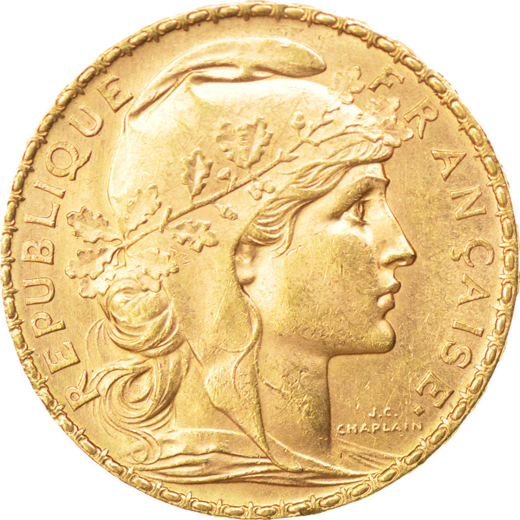 FRANCE, Marianne, 20 Francs, 1903, KM #847, MS(60-62), Gold, Gadoury #1064, 6.46
