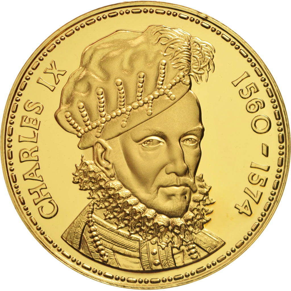 France, Medal, Charles IX, History, MS(65-70), Vermeil