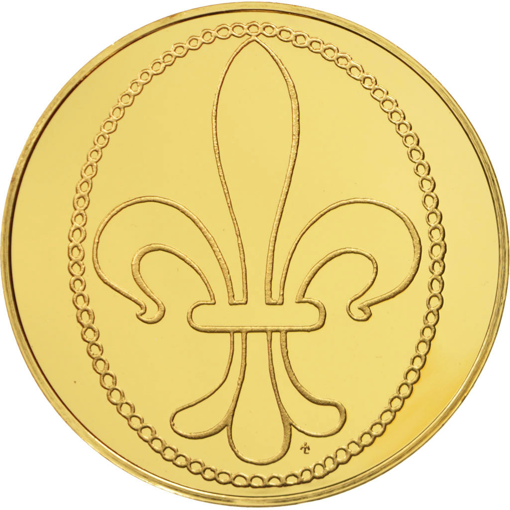 France, Medal, Louis IX, History, MS(65-70), Vermeil