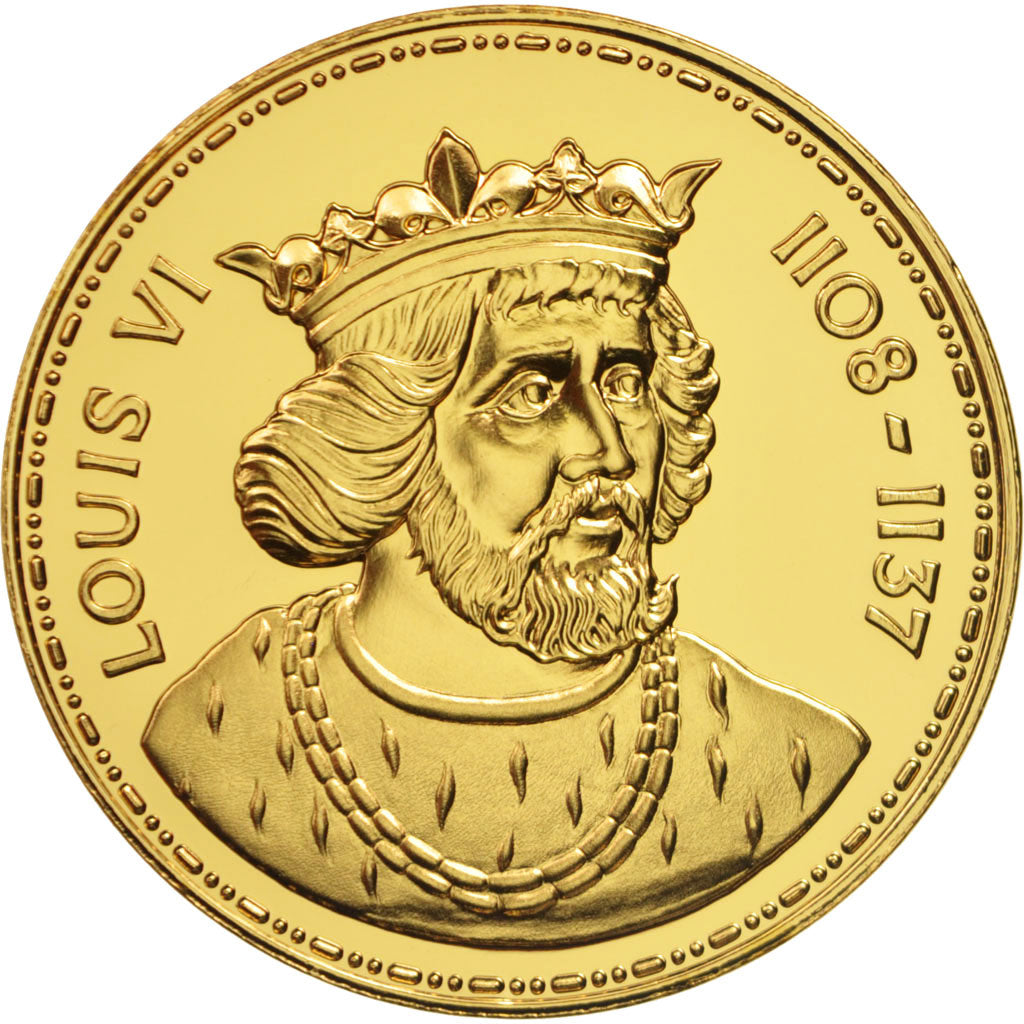 France, Medal, Louis VI, History, MS(65-70), Vermeil
