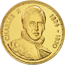 France, Medal, Charles X, History, MS(65-70), Vermeil