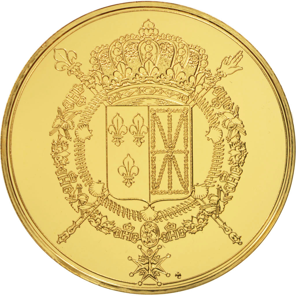 France, Medal, Charles X, History, MS(65-70), Vermeil