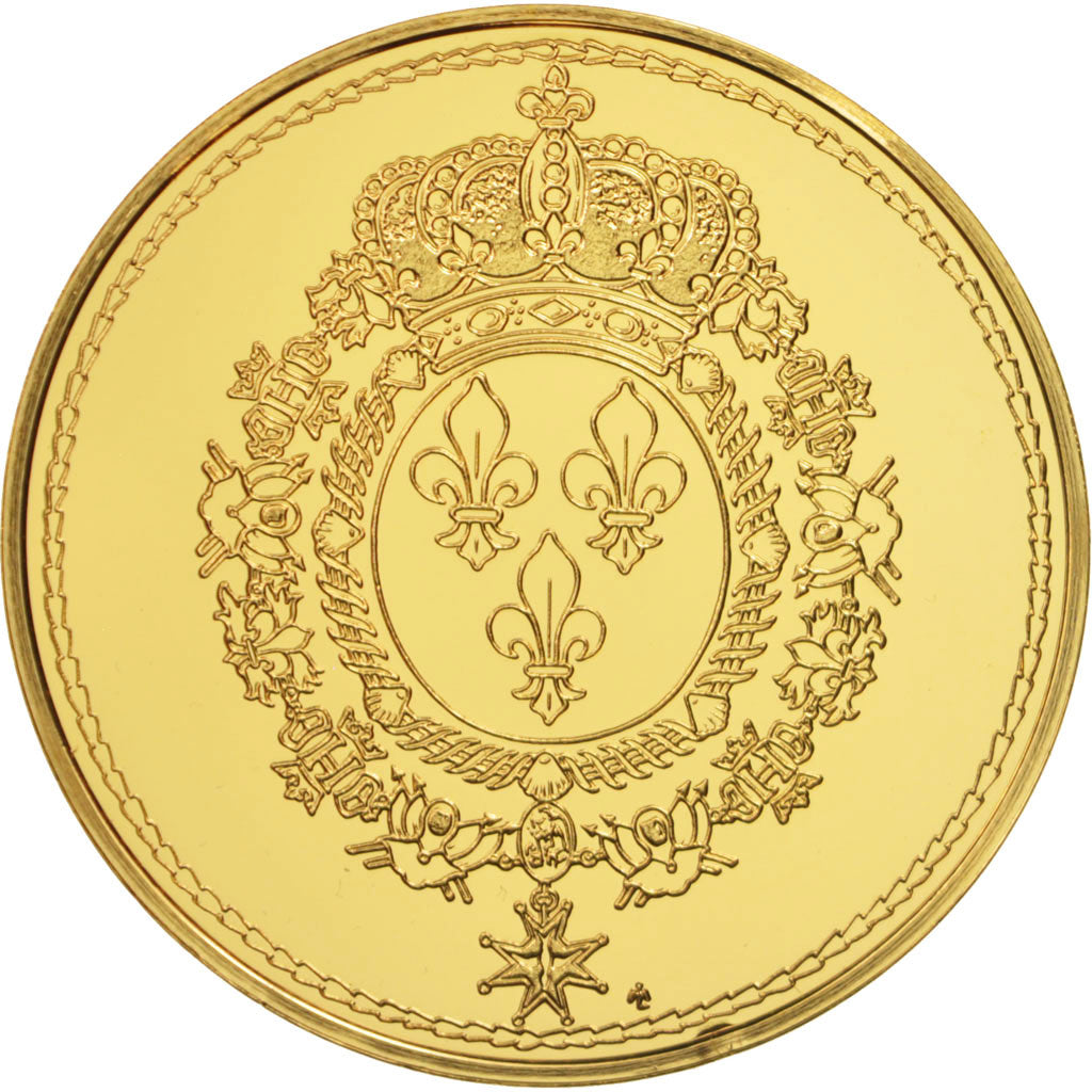 France, Medal, Louis XVIII, History, FDC, Vermeil