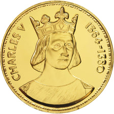 France, Medal, Charles V, History, MS(65-70), Vermeil