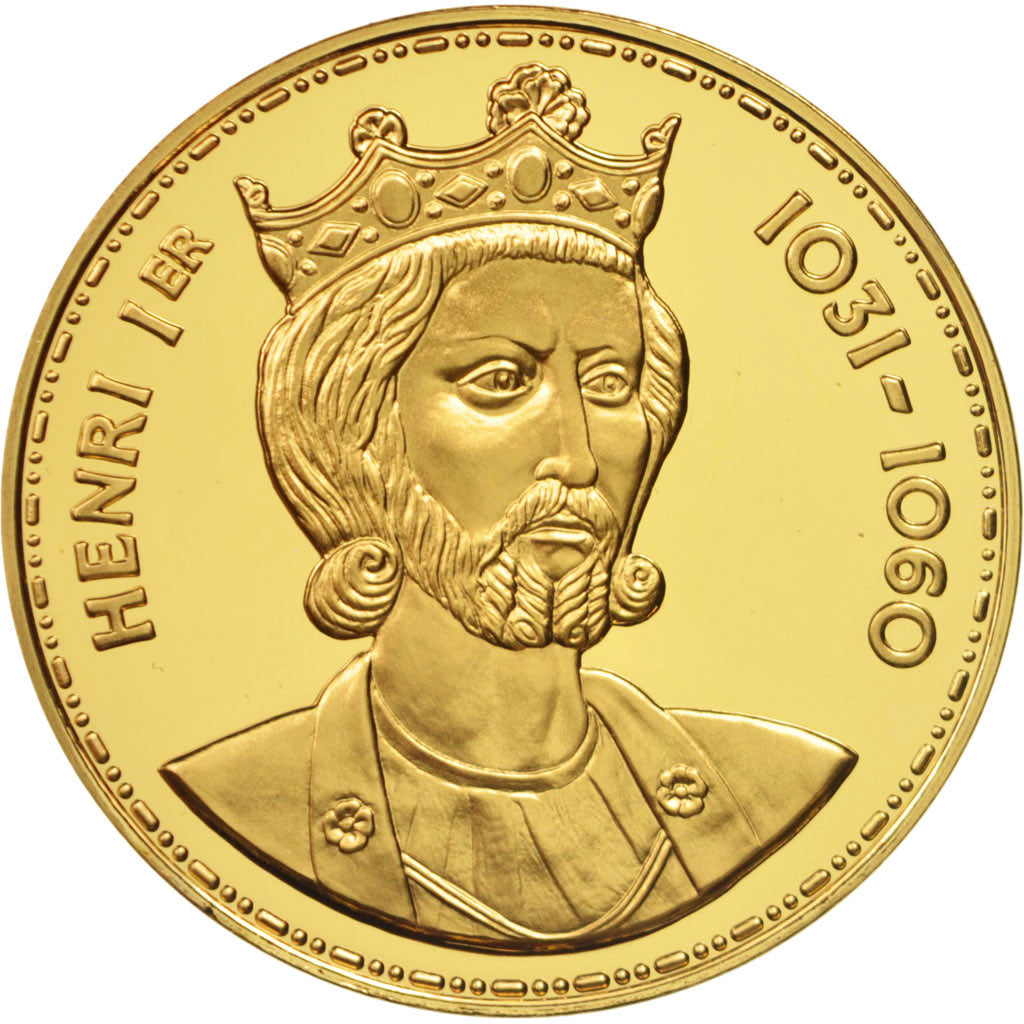 France, Medal, Henri Ier, History, MS(65-70), Vermeil