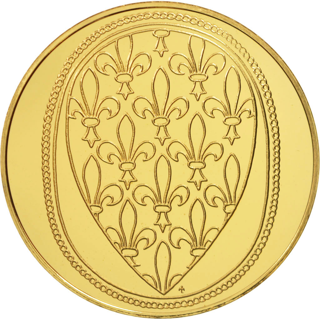 France, Medal, Louis VIII, History, MS(65-70), Vermeil