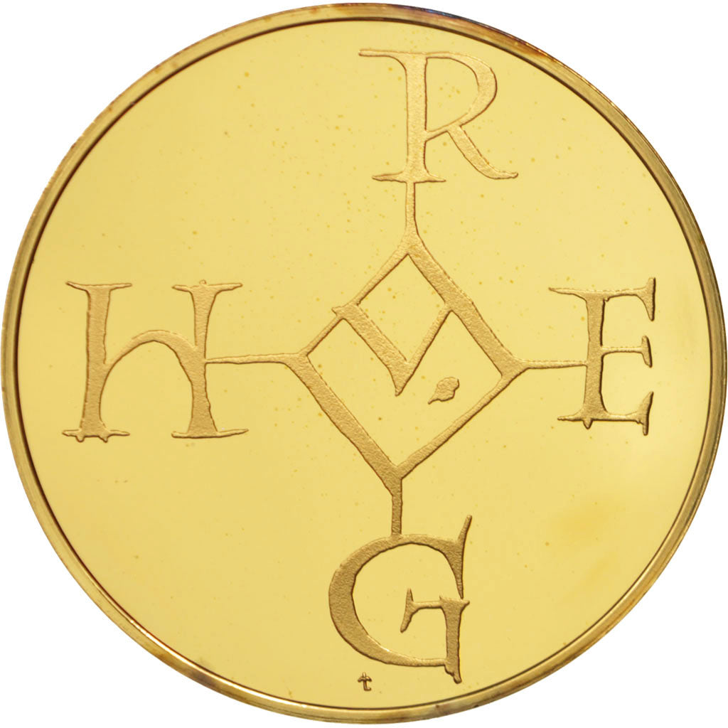 France, Medal, Hugues Capet, History, MS(65-70), Vermeil