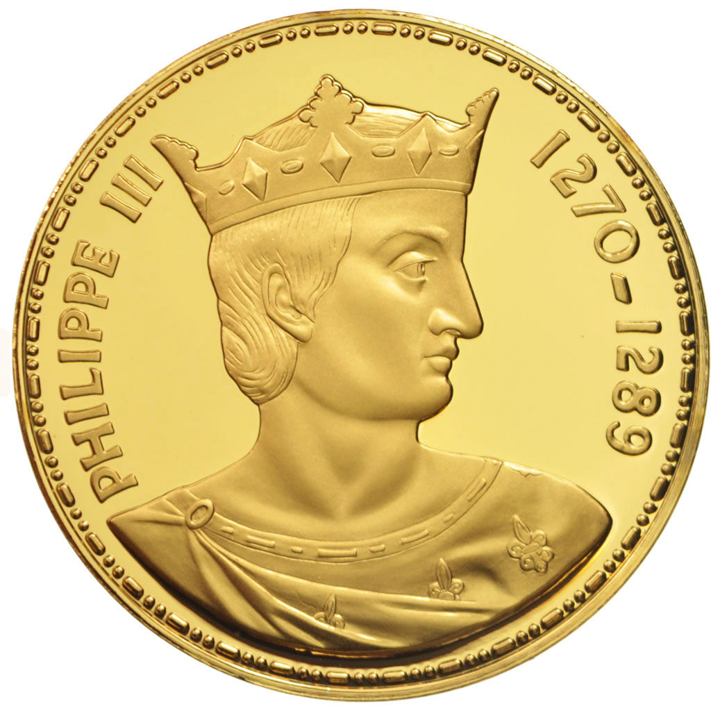 France, Medal, Philippe III, History, MS(65-70), Vermeil