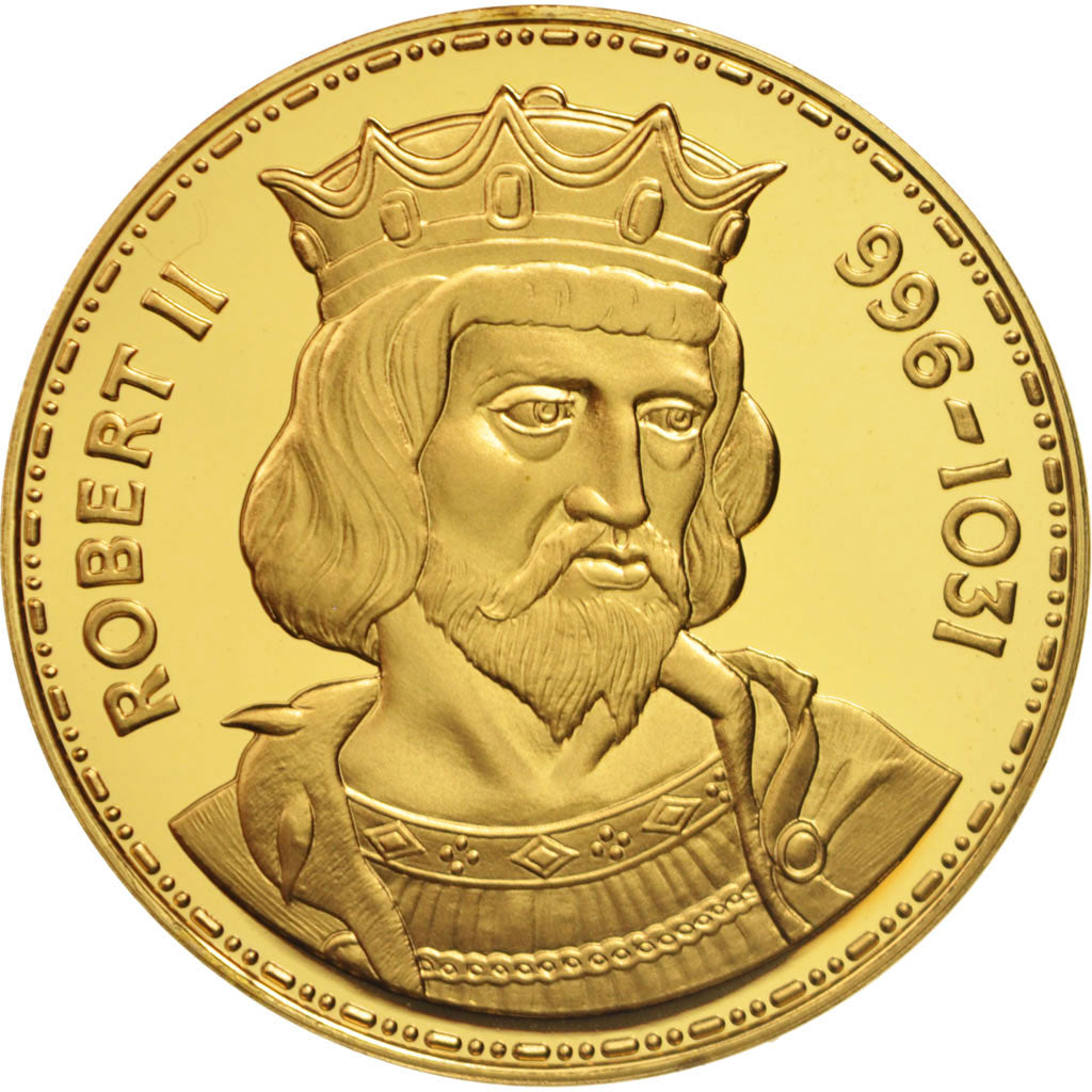 France, Medal, Robert II, History, MS(65-70), Vermeil