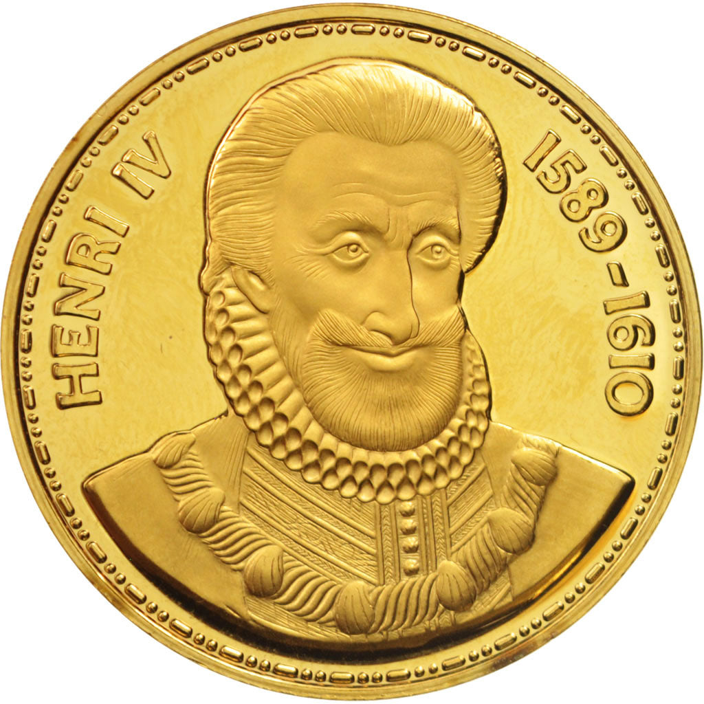 France, Medal, Henri IV, History, MS(65-70), Vermeil