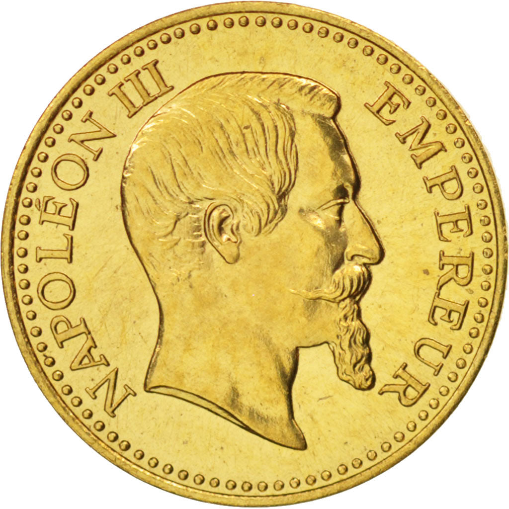 France, Medal, 20 Francs copy, History, 1981, MS(65-70), Gold