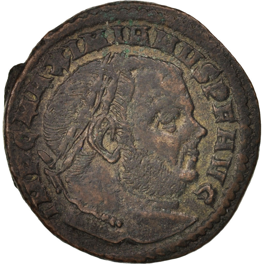 Maximianus, Follis, 307, Aquileia, TTB, Cuivre, RIC:VI 118 var.