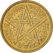 Morocco, Mohammed V, Franc, 1945, Paris, AU(55-58), Aluminum-Bronze, KM:41