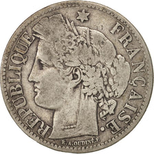 France, Cérès, 2 Francs, 1870, Paris, B, Argent, KM:816.1, Gadoury:529