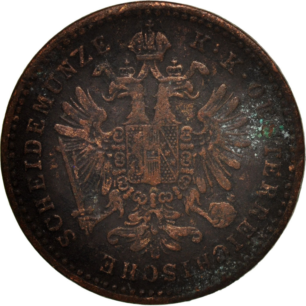 Austria, Franz Joseph I, Kreuzer, 1881, VF(30-35), Copper, KM:2186