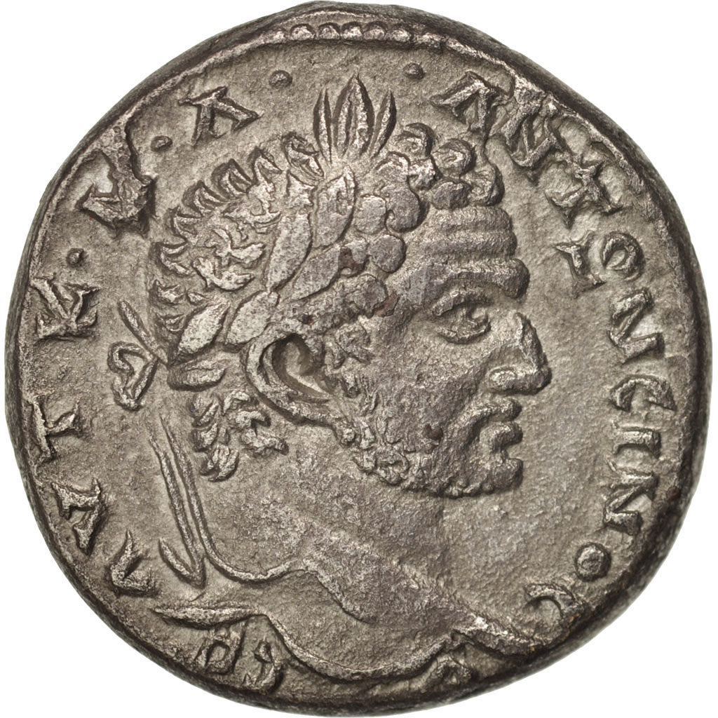 Caracalla, Tetradrachm, 214-217, Antioch, AU(50-53), Billon