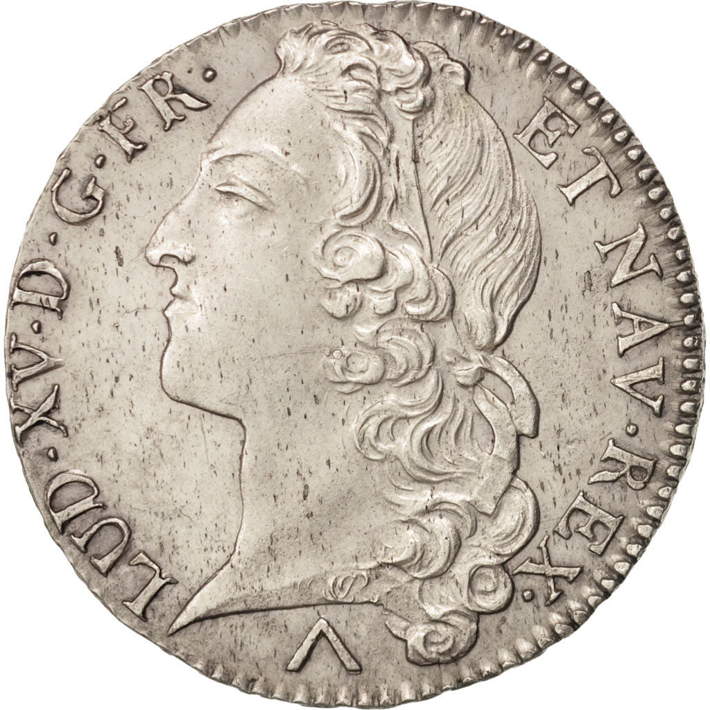 Francia, Louis XV, 1/2 Écu au bandeau, 1762, Lille, PCGS, AU, KM:516.21