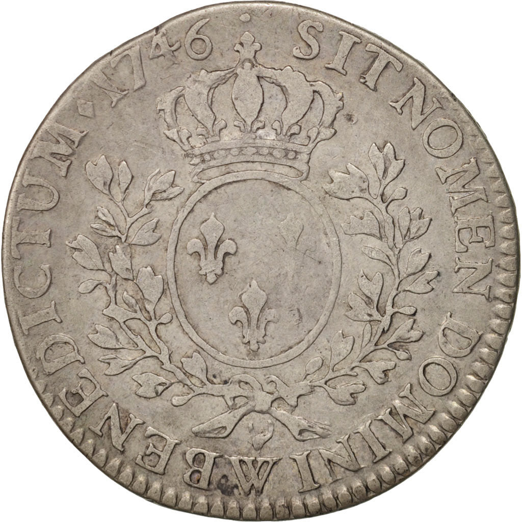 Coin, France, Louis XV, 1/2 Écu au bandeau, 1/2 ECU, 44 Sols, 1746, Lille