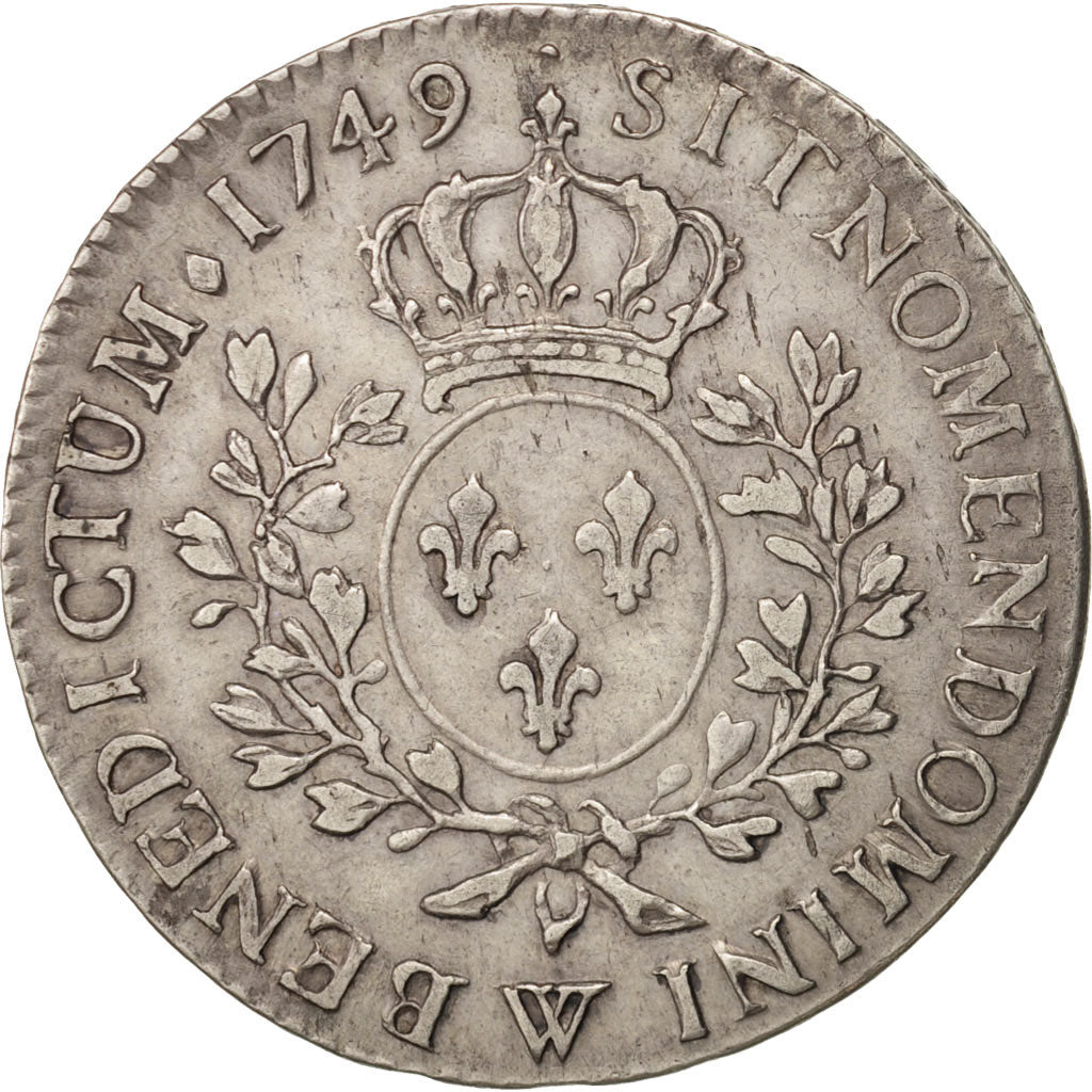 Coin, France, Louis XV, 1/2 Écu au bandeau, 1/2 ECU, 44 Sols, 1749, Lille
