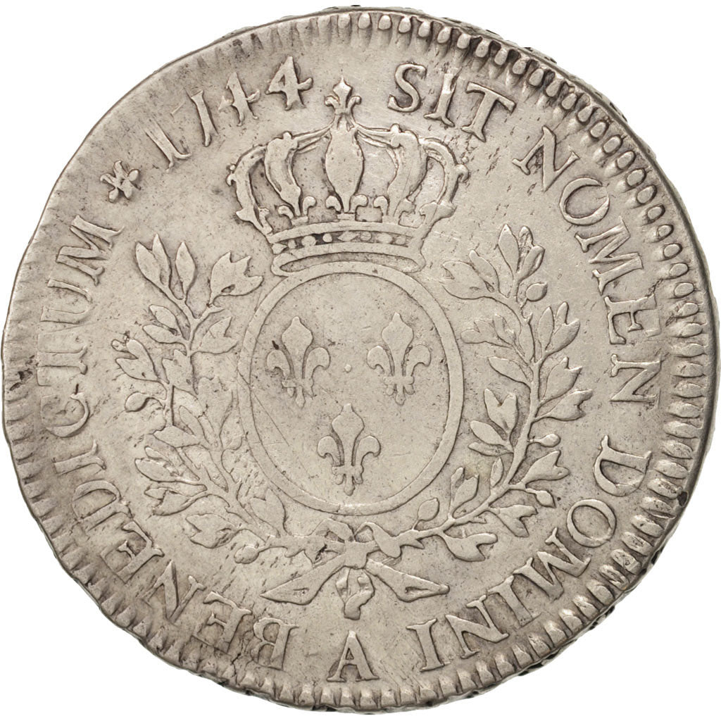 Münze, Frankreich, Louis XV, 1/2 Écu au bandeau, 1/2 ECU, 44 Sols, 1744