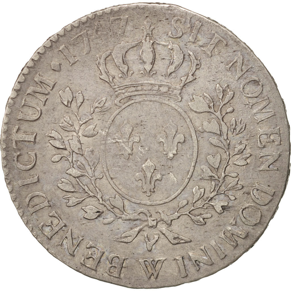 Coin, France, Louis XV, 1/2 Écu au bandeau, 1/2 ECU, 44 Sols, 1747, Lille