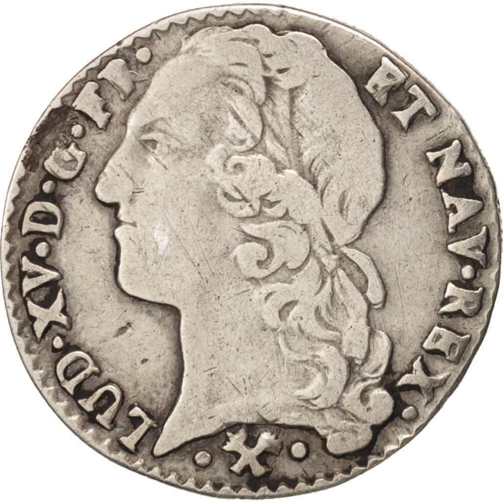 Coin, France, Louis XV, 1/10 Écu au bandeau, 12 Sols, 1/10 ECU, 1766, Bayonne