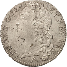 Moneta, Francia, Louis XV, 1/2 Écu au bandeau, 1/2 ECU, 44 Sols, 1762, Lille