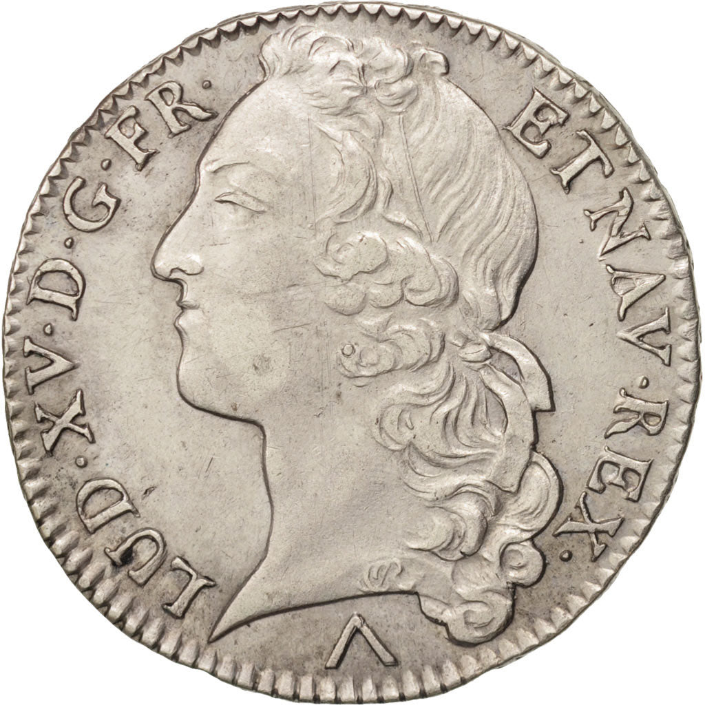 Francia, Louis XV, 1/2 Écu au bandeau, 1/2 ECU, 44 Sols, 1761, Lille, SPL