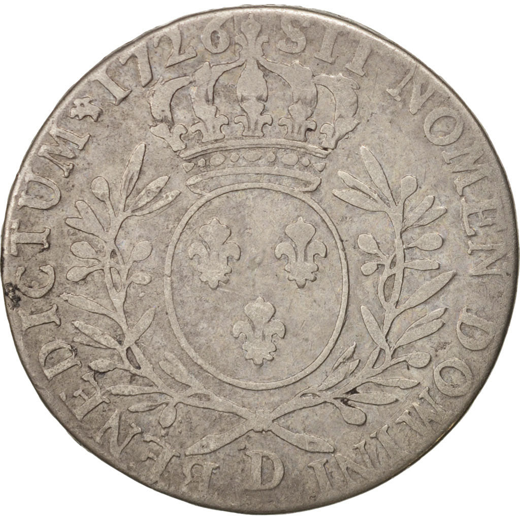 Münze, Frankreich, Louis XV, 1/2 Écu aux branches d'olivier, 1/2 ECU, 44 Sols