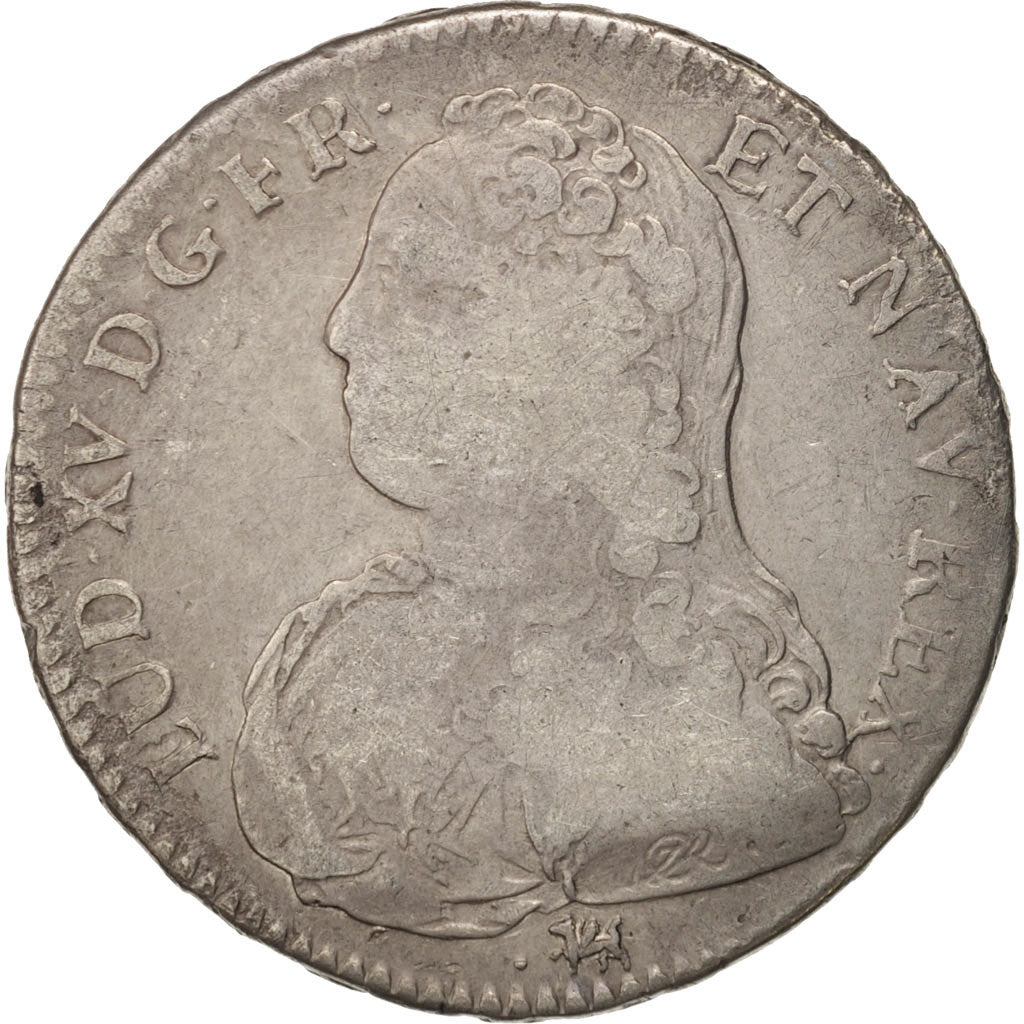 Coin, France, Louis XV, 1/2 Écu aux branches d'olivier, 1/2 ECU, 44 Sols, 1727