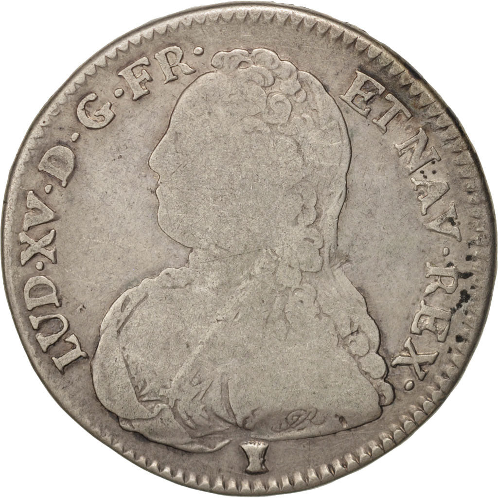 Coin, France, Louis XV, 1/2 Écu aux branches d'olivier, 1/2 ECU, 44 Sols, 1728