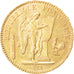 FRANCE, Génie, 20 Francs, 1887, Paris, KM #825, AU(55-58), Gold, Gadoury #1063, 