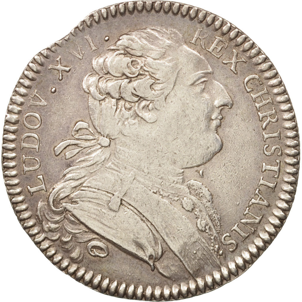 Francia, Token, Royal, États de Bretagne, Rennes, Louis XVI, 1784, BB+