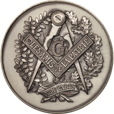 France, Token, Masonic, Orient de Paris, Loge Les Amis de la Patrie, MS(65-70)