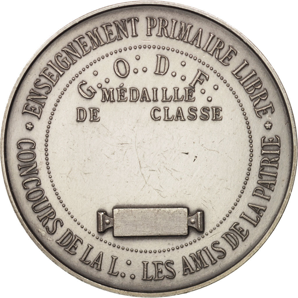 France, Token, Masonic, Orient de Paris, Loge Les Amis de la Patrie, MS(65-70)