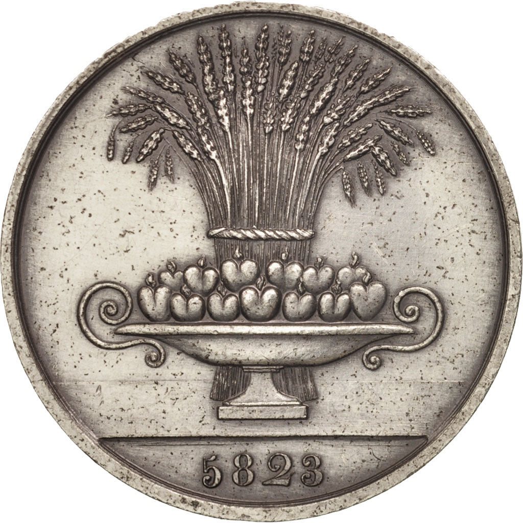 France, Jeton, Masonic, Orient de Paris, Loge de l'Union, 1823, SUP, Argent