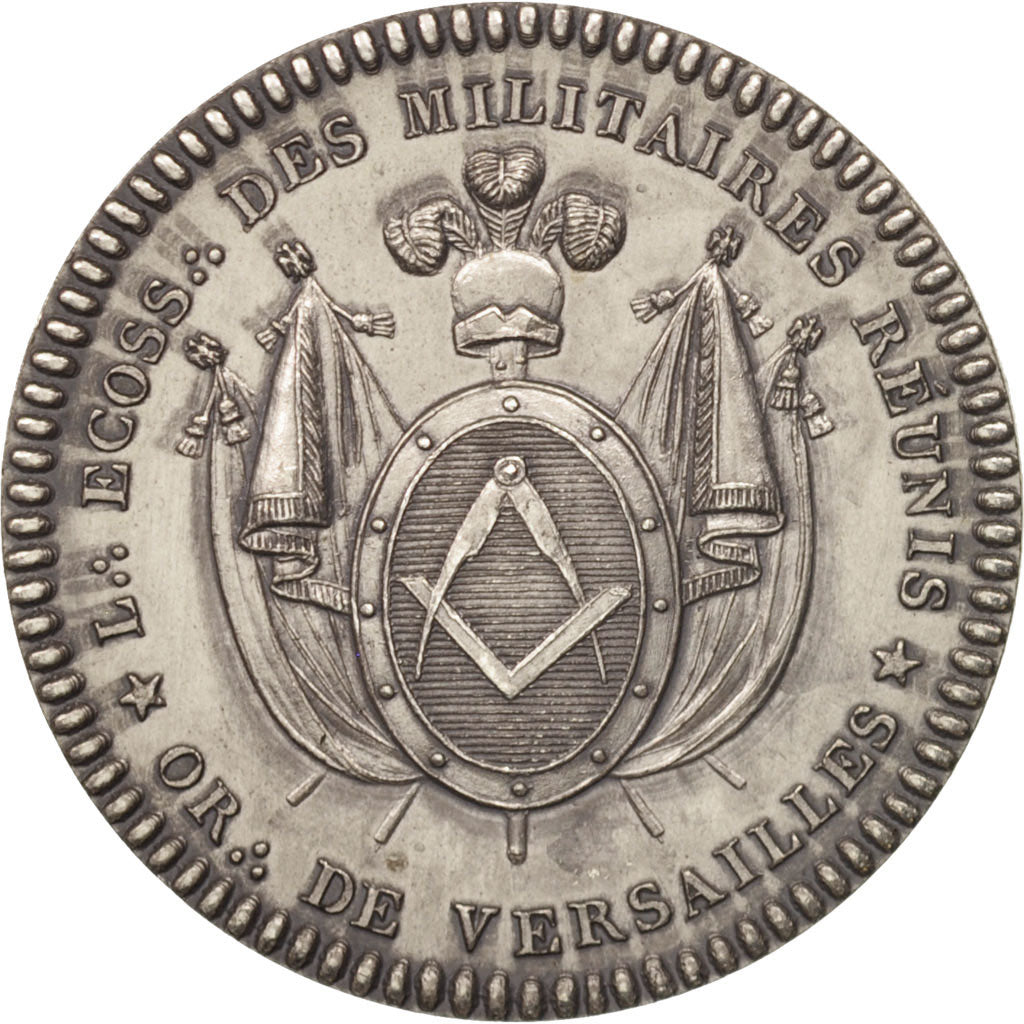 France, Token, Masonic, Orient de Versailles, Loge écossaise des militaires