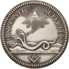 France, Token, Masonic, Orient de Paris, Loge de Saint Michel, 1807, MS(65-70)