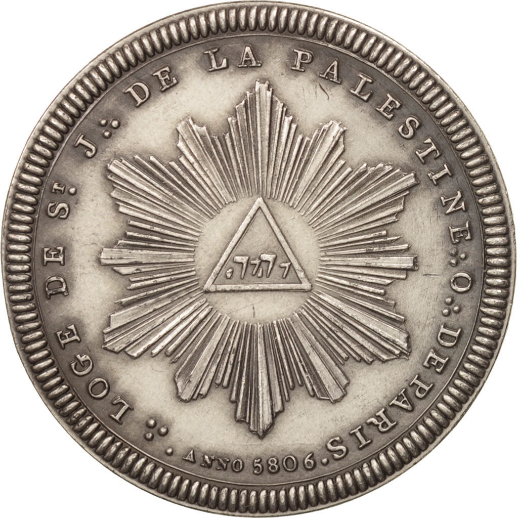 France, Token, Masonic, Orient de Paris, Loge de Saint Jean de la Palestine