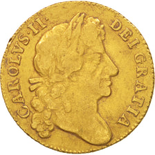 Great Britain, Charles II, Guinea, 1676, VF(20-25), Gold, KM:440.1