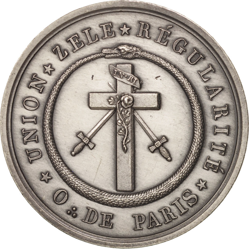 France, Jeton, Masonic, Loge chapitrale des arts et de l'amitié, 1819, FDC