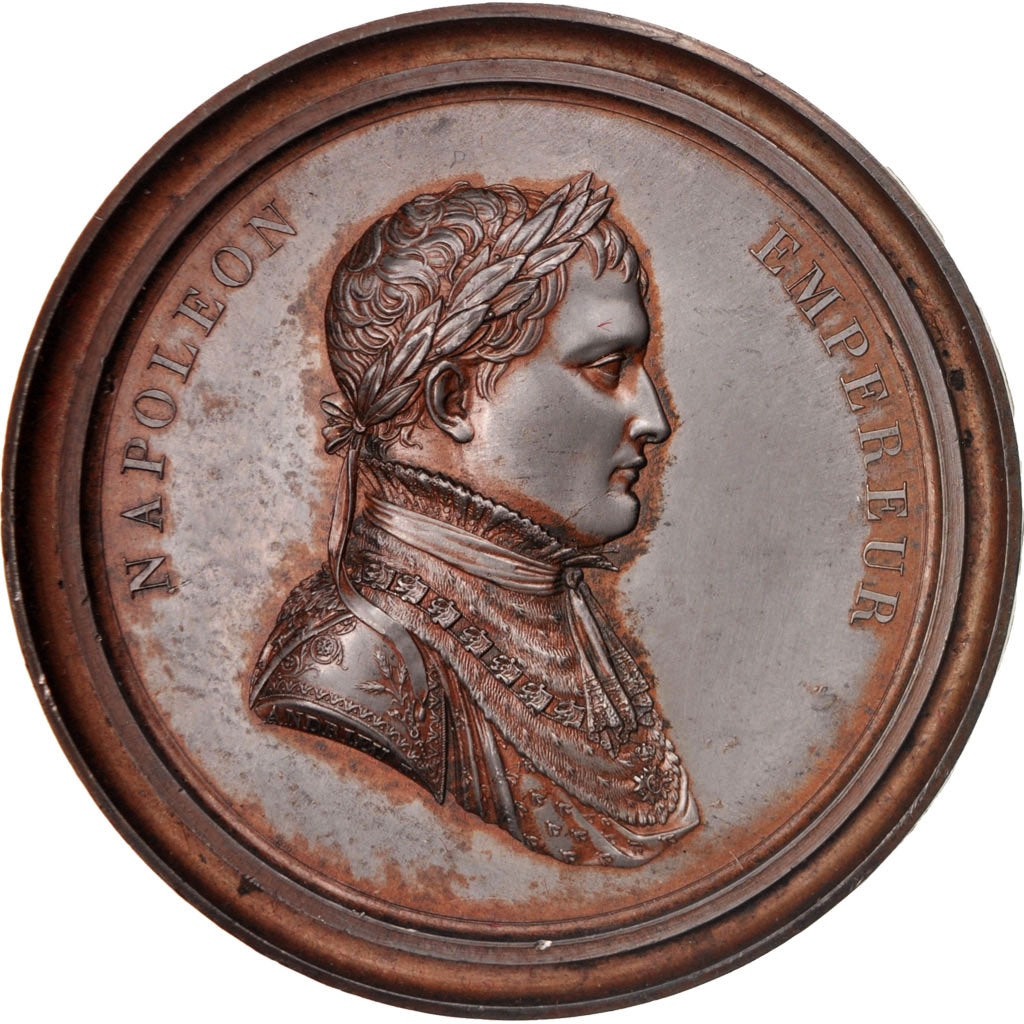 France, Medal, Napoléon Ist, History, XIXth Century, Andrieu, MS(63), Tin