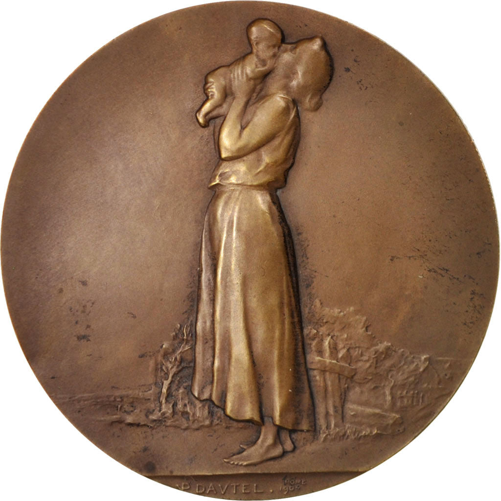 France, Medal, Motherhood, Arts & Culture, Dautel, SUP, Bronze